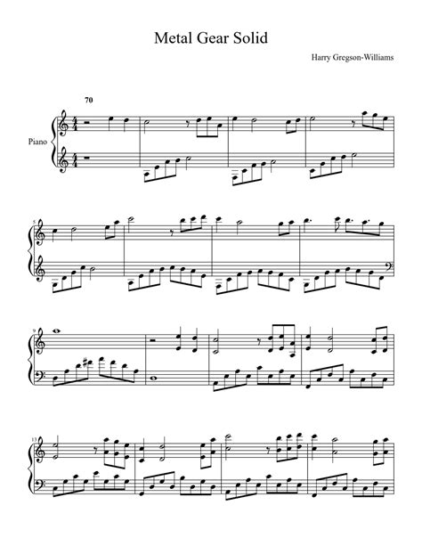 metal gear solid piano sheet music|Play Metal Gear Solid Main Theme Music Sheet.